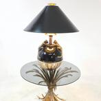 Chapman tafellamp panters messing zwart Hollywood vintage, Ophalen of Verzenden