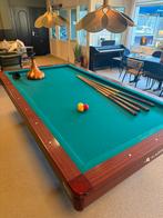 Professionele Gabriels pooltafel - verwarmd laken + speelset, Ophalen, Gebruikt, Pooltafel