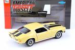 Chevrolet Camaro RS/ Z28 Coupe cream yellow/ black stripes, Hobby en Vrije tijd, Modelauto's | 1:18, Overige merken, Auto, Nieuw