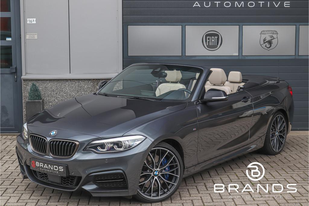BMW 2 Serie Cabrio M240i xDrive High Executive Full option 3, Auto's, BMW, Automaat, 12 maanden, Gebruikt, Beige