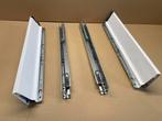 Blum ladegeleiders + lade zijkanten softclose nieuw in, Ophalen, Wit, Nieuw, 50 tot 100 cm