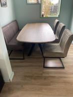 Eetbankje en eetstoelen, Ophalen, Overige kleuren, Drie, Zo goed als nieuw