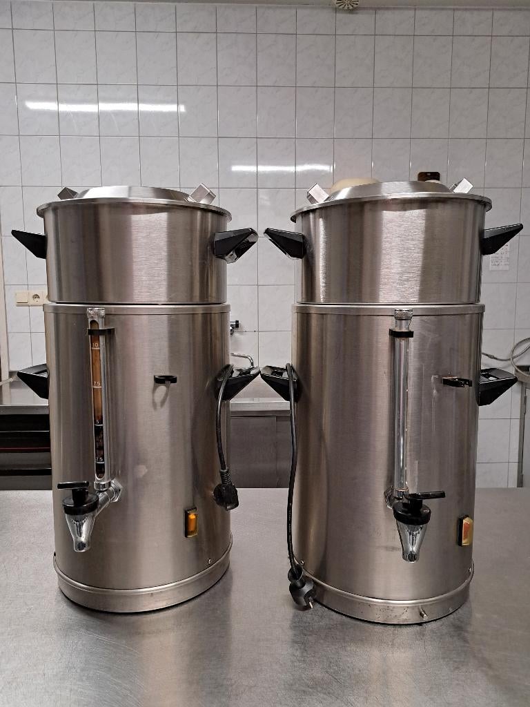 Koffieketel / Warmhoud ketel  twee stuks, Ophalen, Gebruikt, Metaal, Overige merken