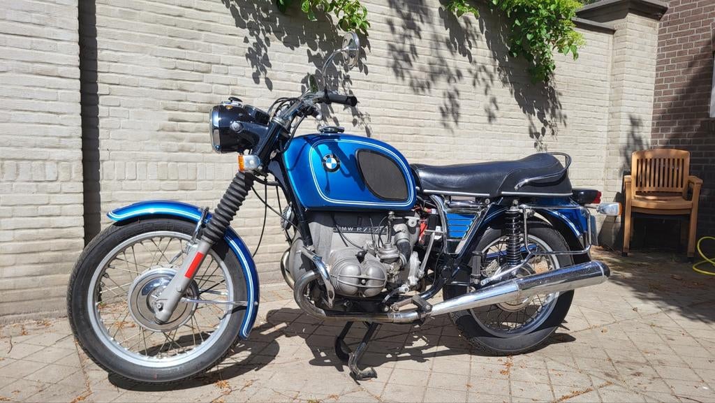 BMW R75/5 Blauw Bouwjaar 1974, 2 cilinders, 745 cc, Bedrijf, Meer dan 35 kW