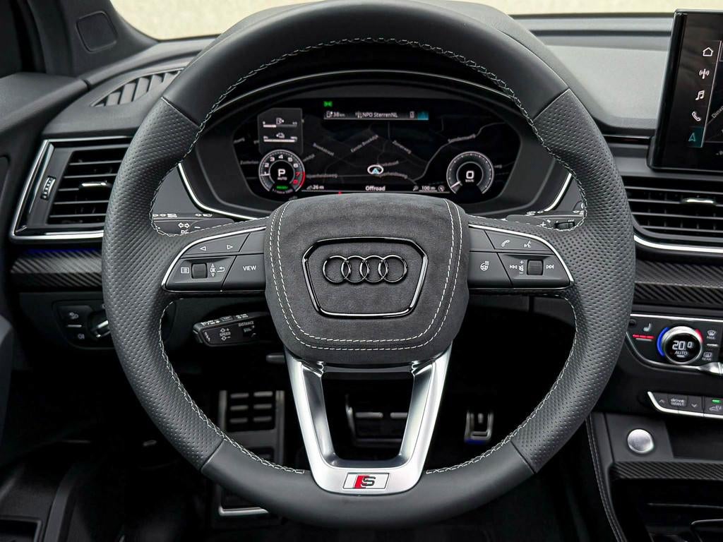 Audi Q5 50TFSI e 299PK Quattro Competition S Edition S-Line, Automaat, Gebruikt, 4 cilinders, Blauw