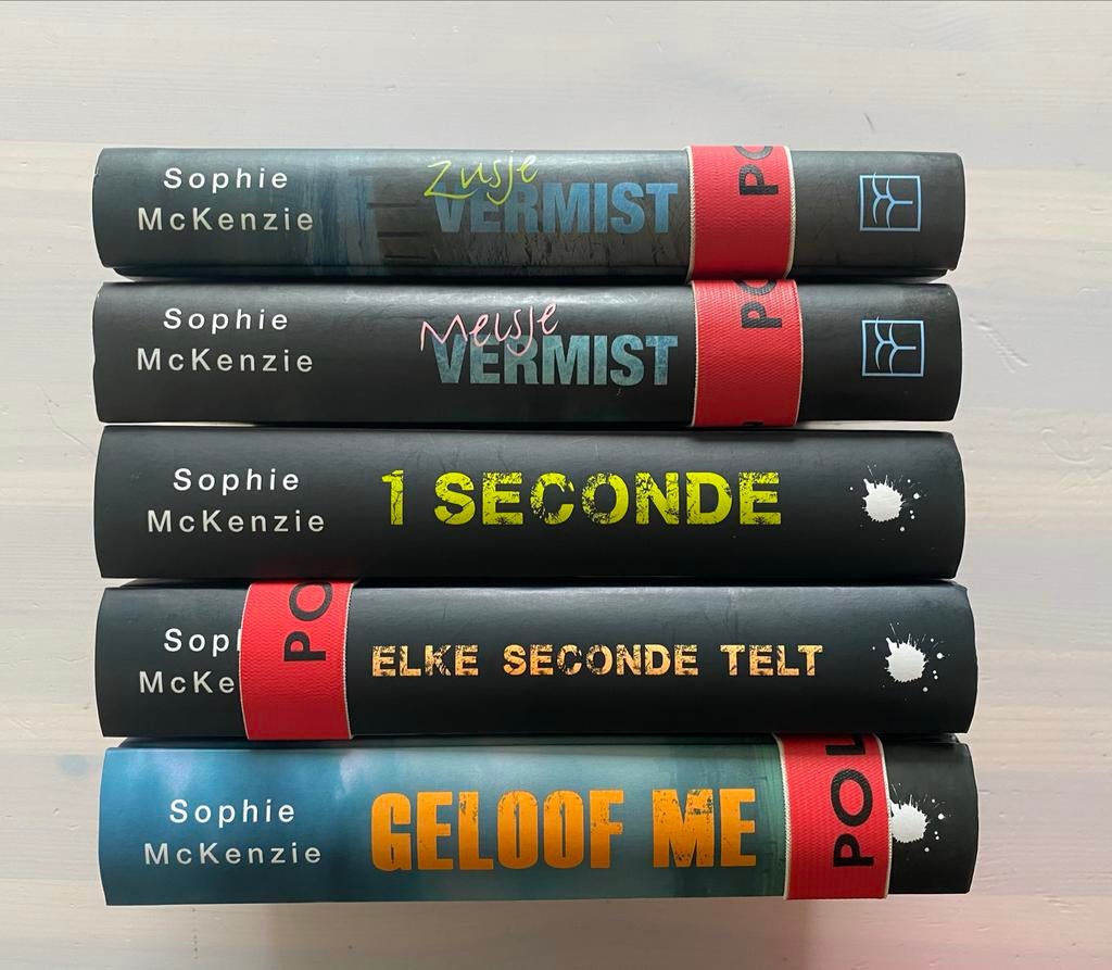 5x hardcover boek thriller Sophie McKenzie, Ophalen of Verzenden, Zo goed als nieuw