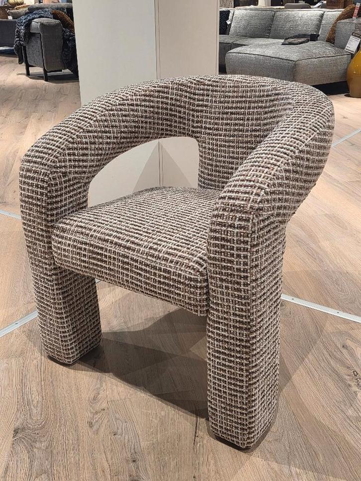 Armstoel Grace, Huis en Inrichting, Stoelen, Zo goed als nieuw, Vier, Stof, Overige kleuren, Ophalen