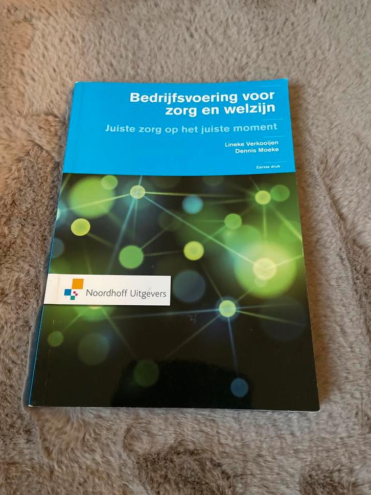 Bedrijfsvoering voor zorg en welzijn, Boeken, Studieboeken en Cursussen, Gelezen, HBO, Gamma, Ophalen of Verzenden