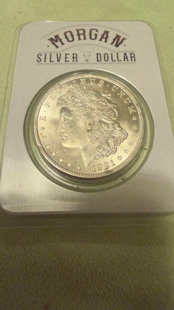 1921 Morgan Silver Dollar, Postzegels en Munten, Munten | Amerika, Verzenden, Noord-Amerika
