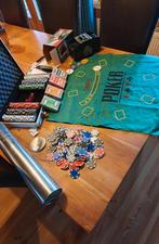 Pokerset in koffer + extra's, Gebruikt, Onbekend, Vijf spelers of meer, Ophalen of Verzenden