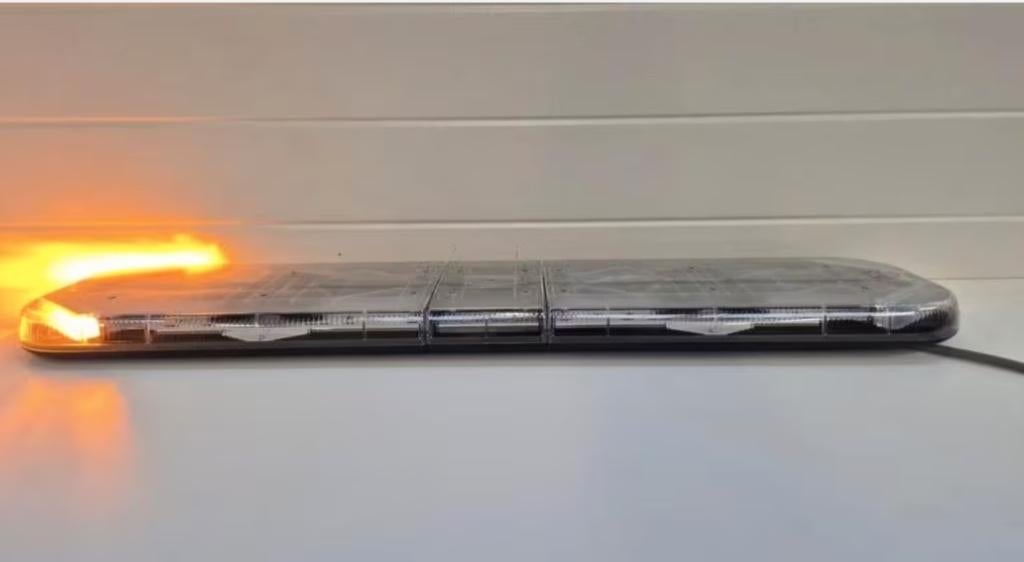 Whelen Justice zwaailicht lichtbalk oranje 127cm, Ophalen, Gebruikt