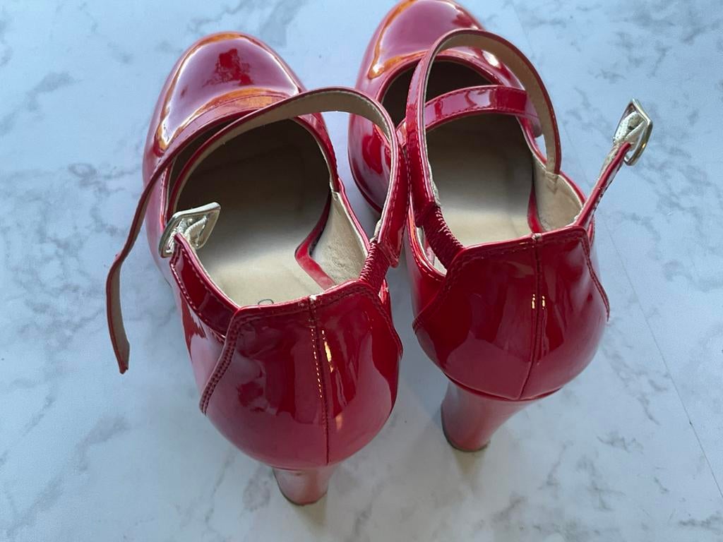 Unieke Rode Anna Field Pumps - Zo goed als nieuw, Ophalen of Verzenden, Zo goed als nieuw, Rood, Pumps