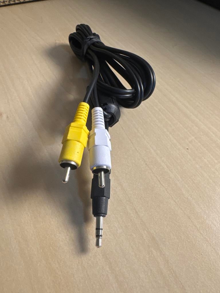 Audio kabel 3.5mm jack naar 2x RCA, Ophalen of Verzenden, Gebruikt, Minder dan 2 meter, Interlink-kabel