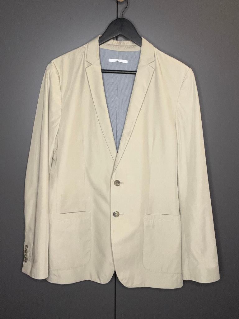 Calvin Klein Beige Slim Fit Blazer Maat M Lichtgewicht, Kleding | Heren, Kostuums en Colberts, Calvin Klein, Maat 48/50 (M), Beige