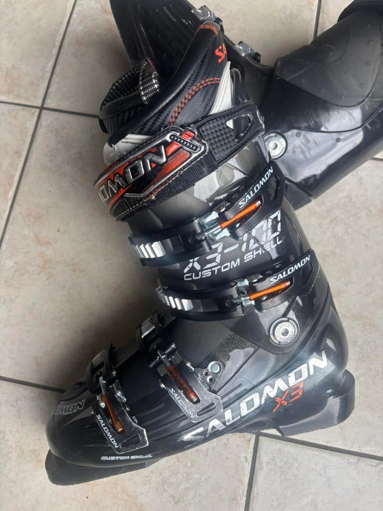 Salomon X3-100 Custom shell skischoen 26.5, Sport en Fitness, Skiën en Langlaufen, 160 tot 180 cm, Schoenen, Zo goed als nieuw