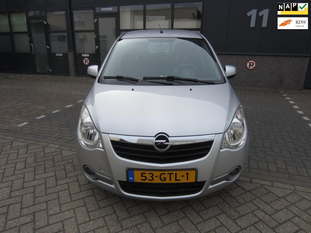 Opel Agila 1.0 Enjoy 2008 Airco 67.000KM NAP! APK!, Gebruikt, 31 €/maand, 996 cc, Origineel Nederlands