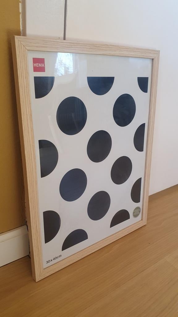 Nieuwe Hema wissellijst fotolijst 30 x 40 modern eiken hout, Minder dan 50 cm, Ophalen of Verzenden, Zo goed als nieuw, Minder dan 50 cm