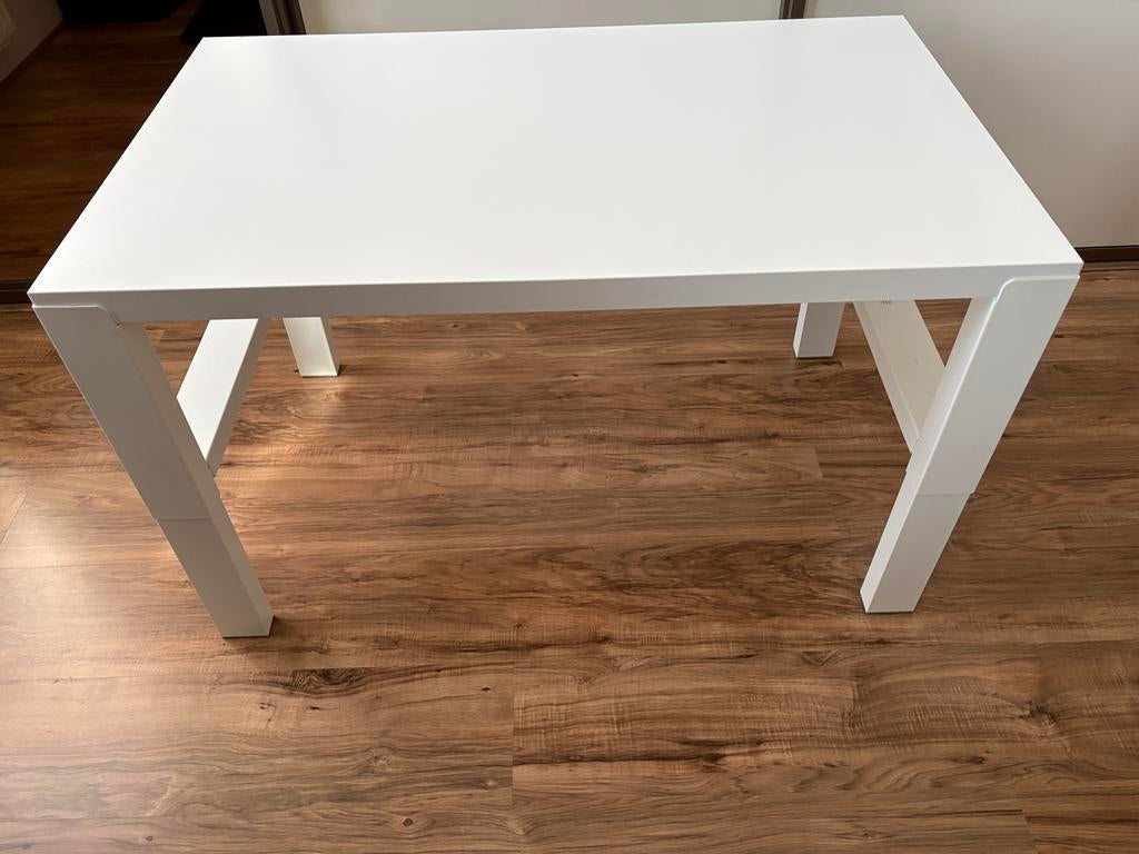 IKEA PÅHL bureau - Wit, in hoogte verstelbaar, Ophalen, Gebruikt, In hoogte verstelbaar, IKEA