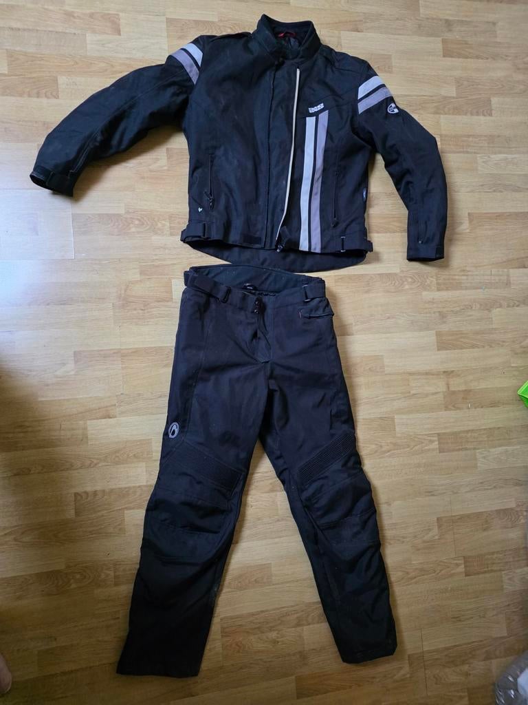 Motor winterjas en broek set - Maat XL - Zo goed als nieuw, Motoren, Kleding | Motorkleding, Ophalen, Tweedehands, Heren, Combipak