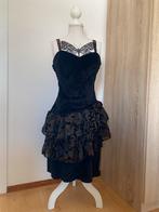 Vintage jurk uit de jaren 80 Gala jurk, Kleding | Dames, Maat 38/40 (M), Zwart, Ophalen of Verzenden, Zo goed als nieuw