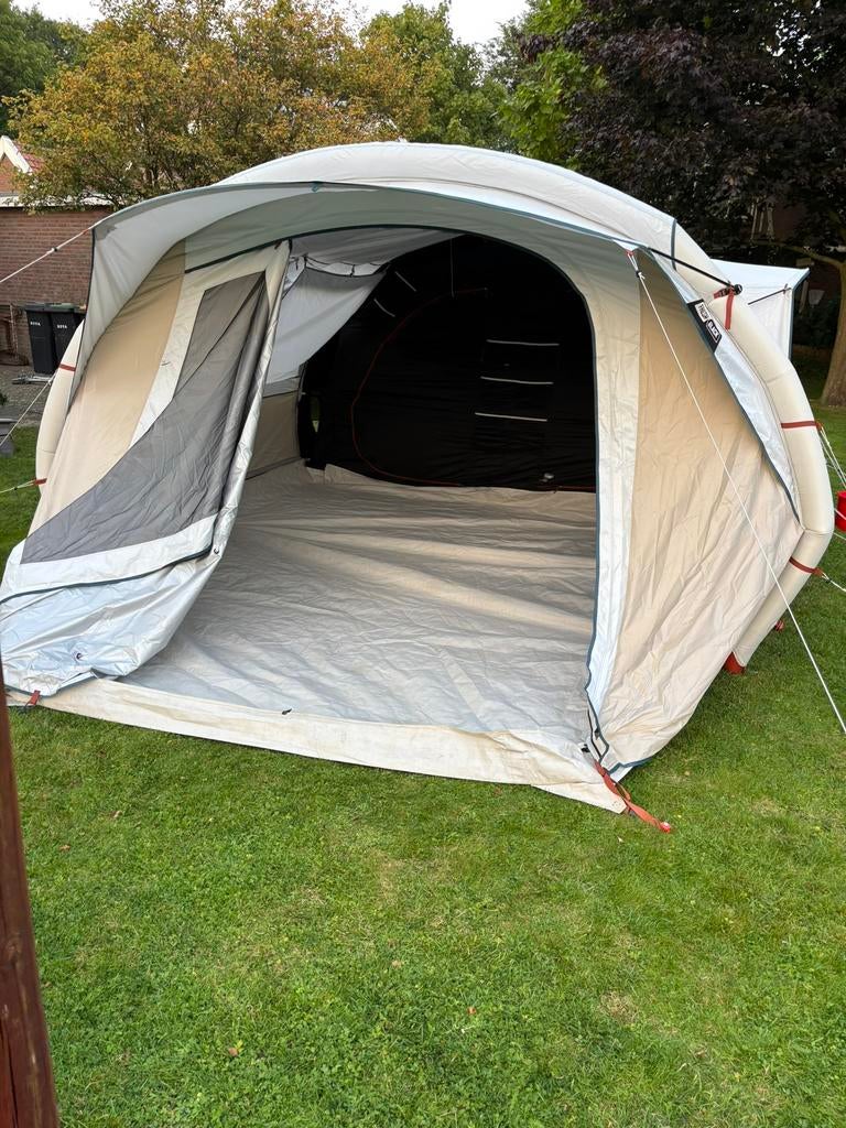 Tent te huur 6 personen, Caravans en Kamperen, Tenten, Ophalen of Verzenden, Zo goed als nieuw, Tot en met 4