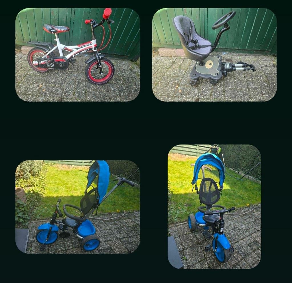 driewieler, stroller board, Ophalen