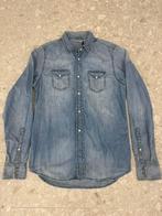 Heren Diesel denim shirt overhemd maat M, Ophalen of Verzenden, Zo goed als nieuw, Blauw
