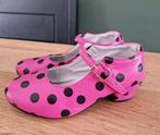 Roze Spaanse schoentjes met stippen - Maat 28, Kinderen en Baby's, Kinderkleding | Schoenen en Sokken, Ophalen of Verzenden, Gebruikt