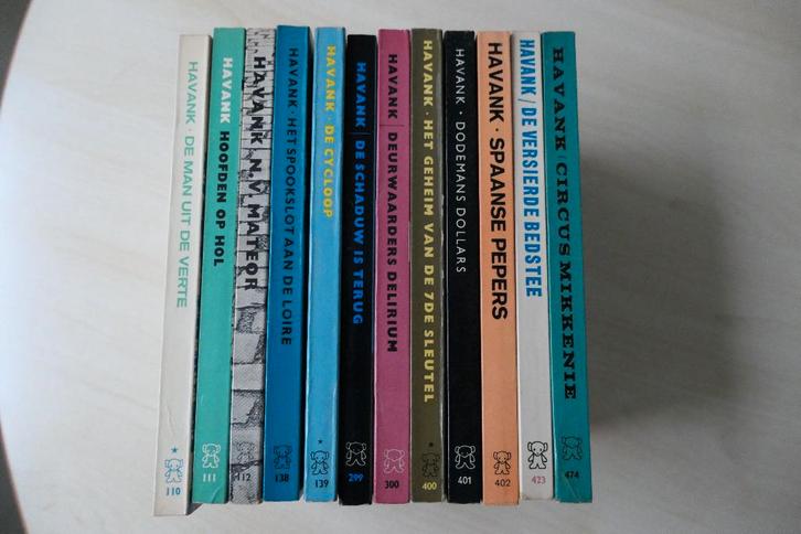 Havank serie 11 pockets, Boeken, Detectives, Gelezen, Ophalen of Verzenden