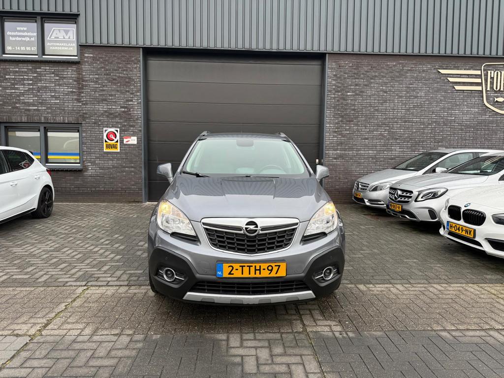 Opel Mokka 1.4 T Cosmo | 2E EIGENAAR | 12MND GARANTIE | CRUI, Auto's, Euro 5, Gebruikt, Zwart, 4 cilinders