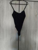 Bodytop zwart met kant maat S, Verzenden, Zwart, Nieuw, Maat 36 (S)