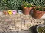 +1000 trommel gebakken steentjes klinkers waaltjes  beton, Tuin en Terras, Tegels en Klinkers, Ophalen, Gebruikt, Klinkers, 10 m² of meer