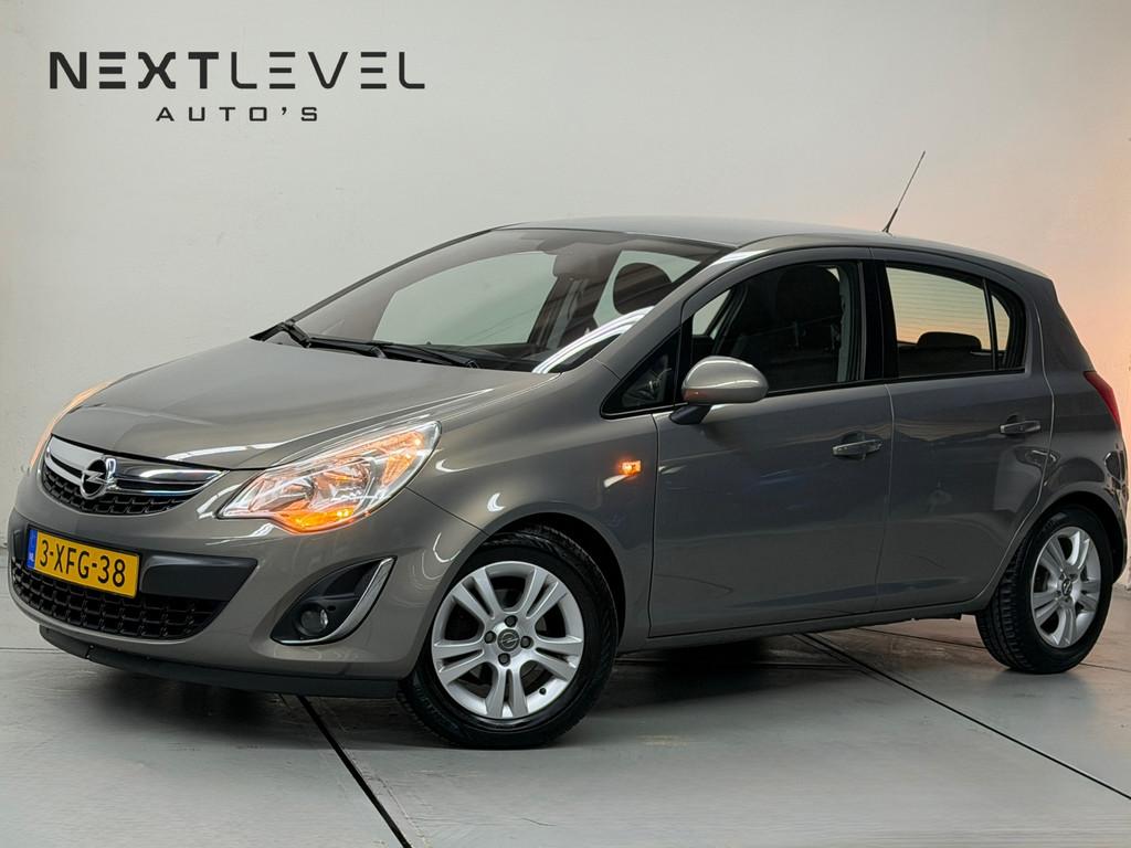 Opel Corsa 1.2-16V Edition Automaat Cruise Lage KM, Euro 5, Gebruikt, 4 cilinders, Bruin