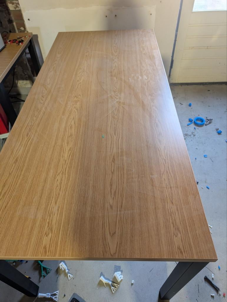 Mooie werktafel / kantinetafel - 180x80 cm - demontabel, Huis en Inrichting, Tafels | Eettafels, Overige houtsoorten, Zo goed als nieuw