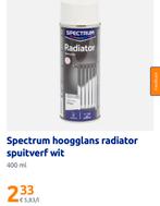 Radiator Spray paint (7stuks), Doe-het-zelf en Verbouw, Verf, Beits en Lak, Ophalen, Nieuw, Wit