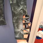 Onzie legging 3/4 lengte grijs gebloemd open stuk S-M 44512, Onzie, ., Overige typen, Onzie