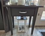Stoere robuuste landelijk brocante sidetable kastje met lade, Ophalen, Gebruikt, 50 tot 100 cm, Stoer landelijk brocante