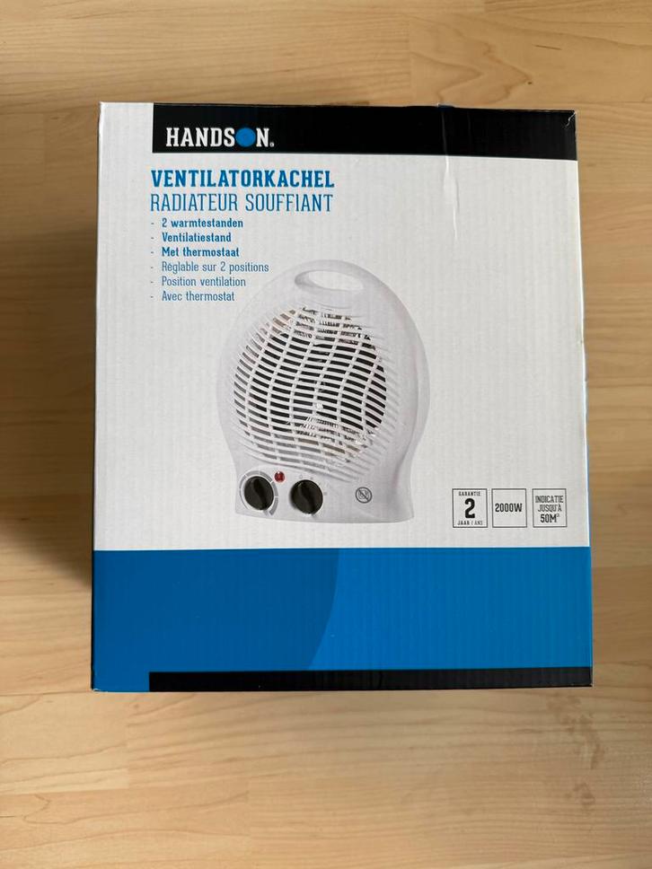 Handson Ventilatorkachel - Nieuw in doos, Witgoed en Apparatuur, Ventilatoren, Nieuw, Overige, Ophalen