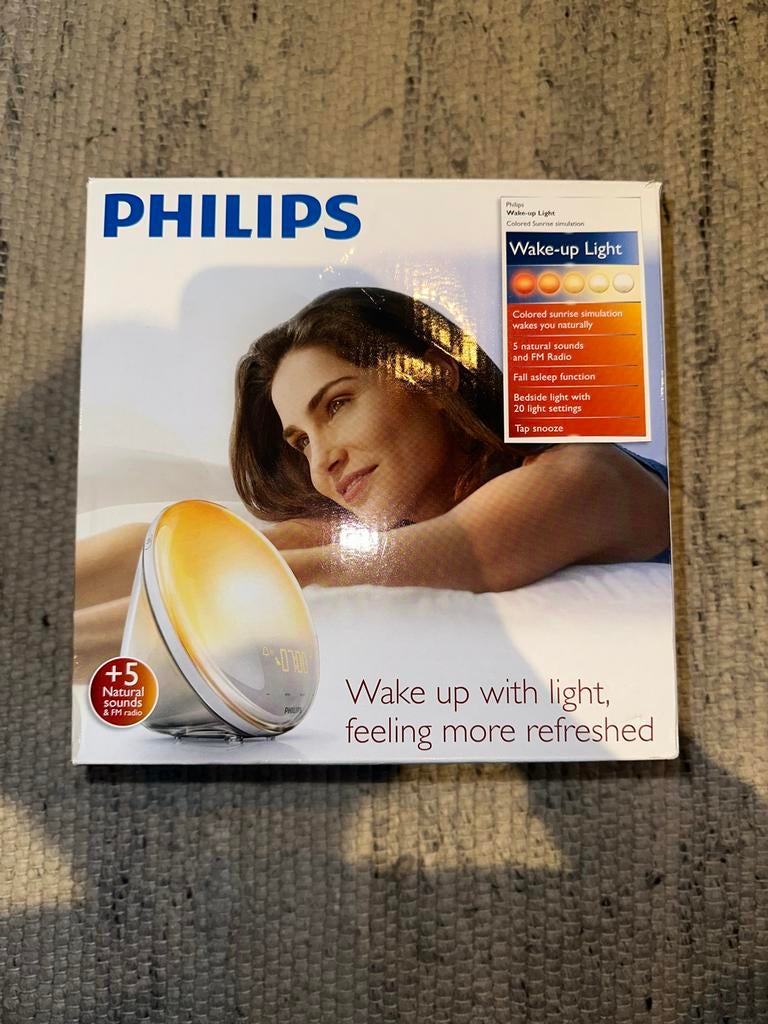 Philips Wake-up Light, Witgoed en Apparatuur, Wekkers, Nieuw, Digitaal, Ophalen of Verzenden