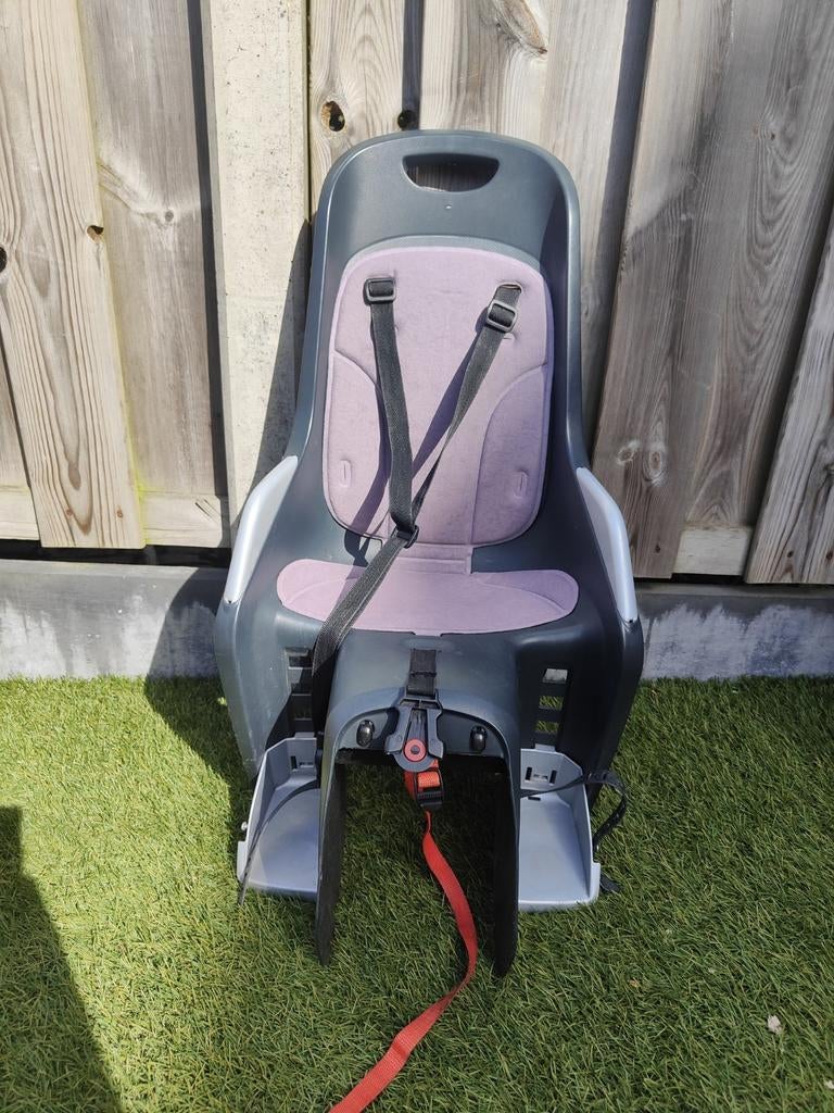 Fietstoel Polisport Maxi Bubbly, Achterzitje, Voetsteuntjes, Zo goed als nieuw, Polisport