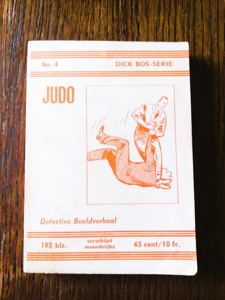 dick bos- judo nr.4 uit 1961/ nooit gedacht, Gelezen, Alfred Mazure, Eén stripboek, Ophalen of Verzenden