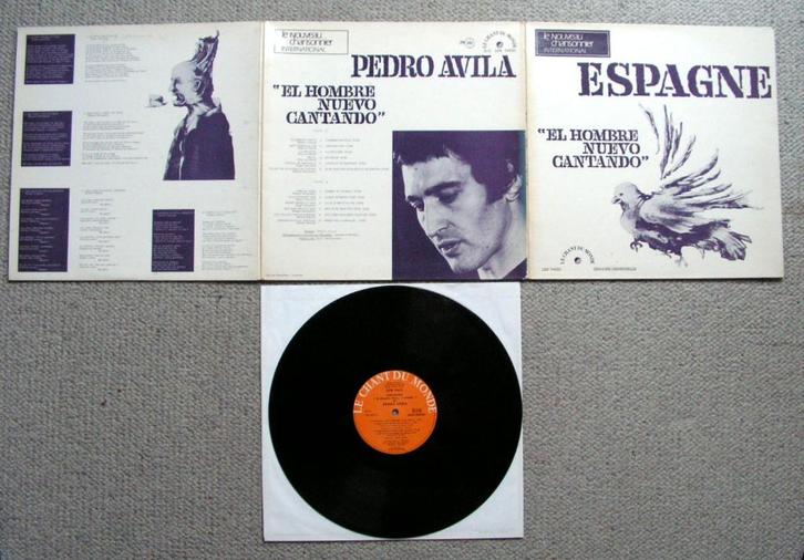 Pedro Avila ‎– El Hombre Nuevo Cantando 12 nrs LP 1970 ZGAN, Cd's en Dvd's, Vinyl | Wereldmuziek, Zo goed als nieuw, Europees