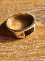 Gouden heren ring, Sieraden, Tassen en Uiterlijk, Ringen, 20 of groter, Heer, Ophalen of Verzenden, Zo goed als nieuw