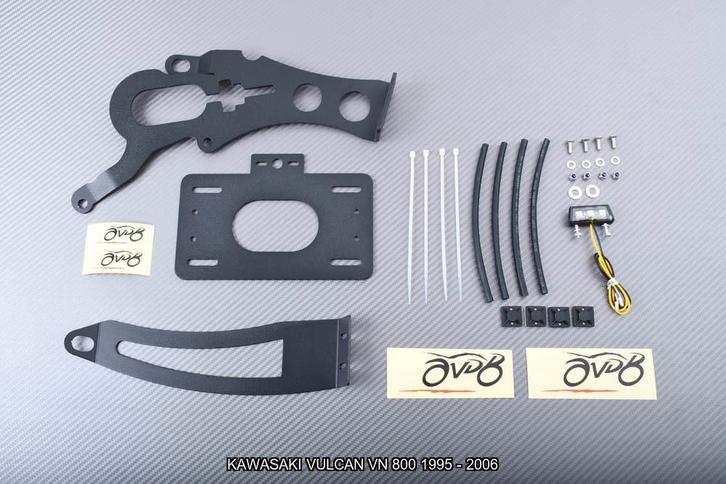 AVDB Kentekenplaathouder KAWASAKI VULCAN VN 800 1995 - 2006, Motoren, Accessoires | Overige, Nieuw, Ophalen of Verzenden