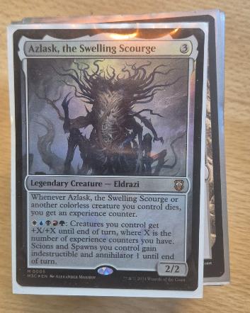Magic the Gathering commander deck custom made Eldrazi, Ophalen of Verzenden, Zo goed als nieuw, Speeldeck