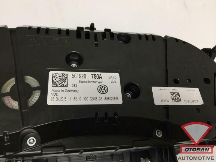 vw golf 7 kilometerteller tellerunit tacho klok 5g1920750a, Gebruikt, Volkswagen, Volkswagen AG, Berliner Ring 2
38440  Wolfsburg, DE