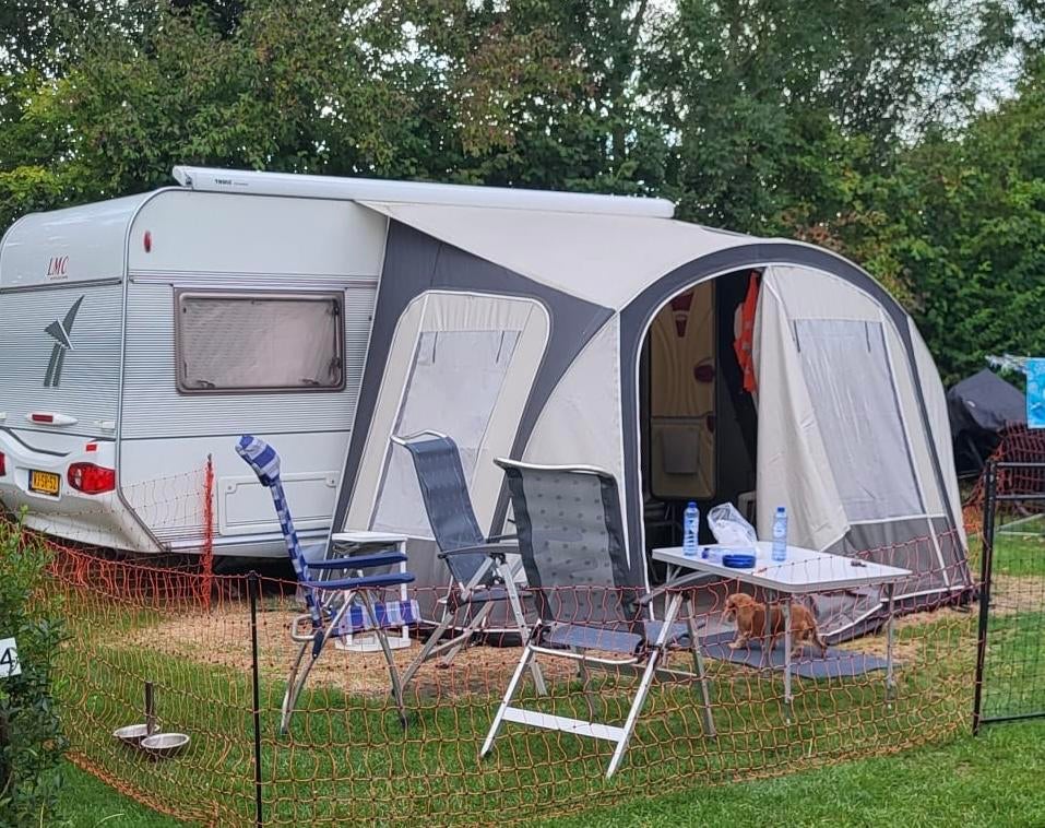 Unico deeltent 350 - nette staat, Caravans en Kamperen, Ophalen, Zo goed als nieuw, Ten Cate All Season 240g/m2, Overige merken