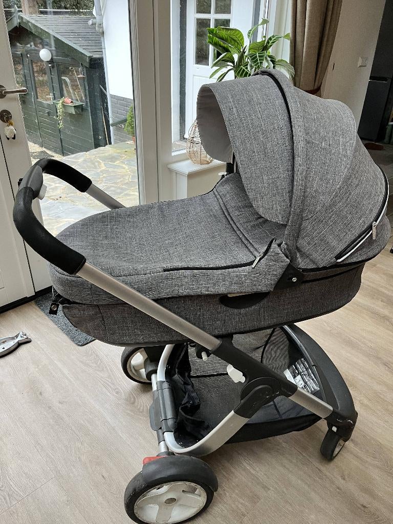 Stokke kinderwagen compleet, Gebruikt, Combiwagen, Verstelbare duwstang, Ophalen