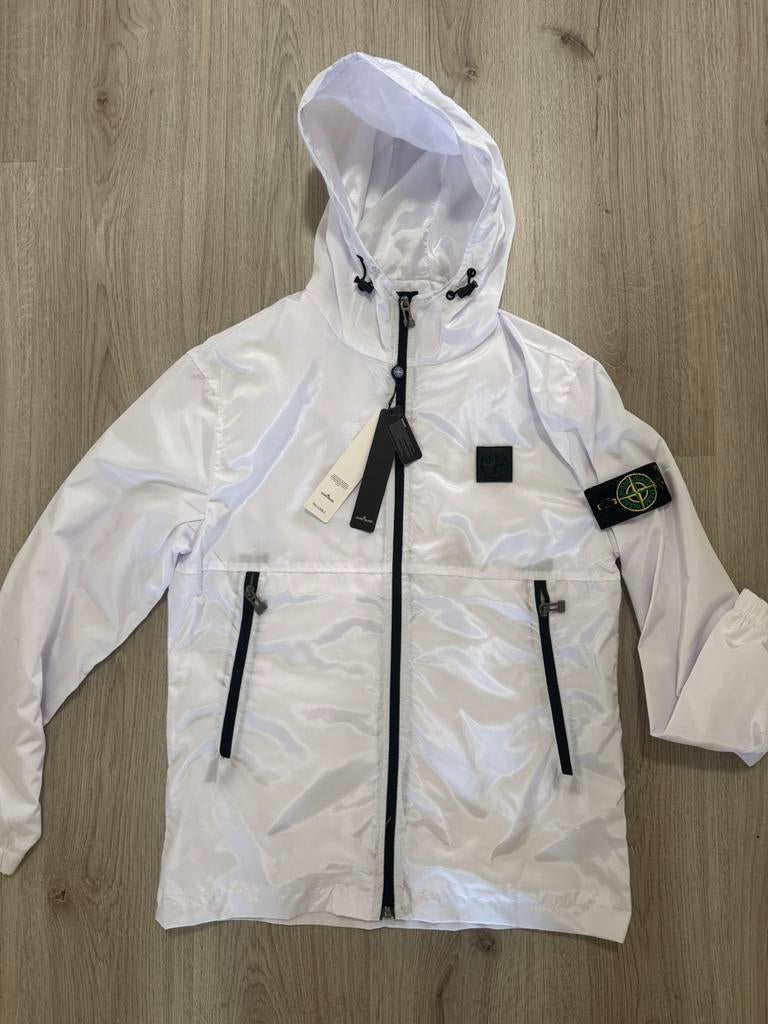 Stone Jas Wit - Nieuw met labels, Kleding | Dames, Jassen | Zomer, Ophalen of Verzenden, Nieuw, Maat 38/40 (M), Wit