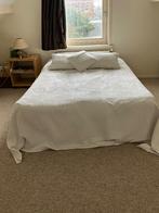 tweepersoonsbed 140 cm, Ophalen, Gebruikt, Wit, 140 cm